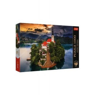 Puzzle 1000 Premium Plus Jezioro Bled Słowacja !!, 1000 elementów, Puzzle