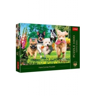 Puzzle 1000 Premium Plus Nadchodzą kłopoty !!, 1000 elementów, Puzzle