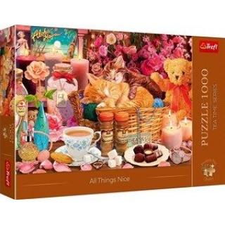 Puzzle 1000 Premium Plus Wszystko co przyjemne !!, 1000 elementów, Puzzle