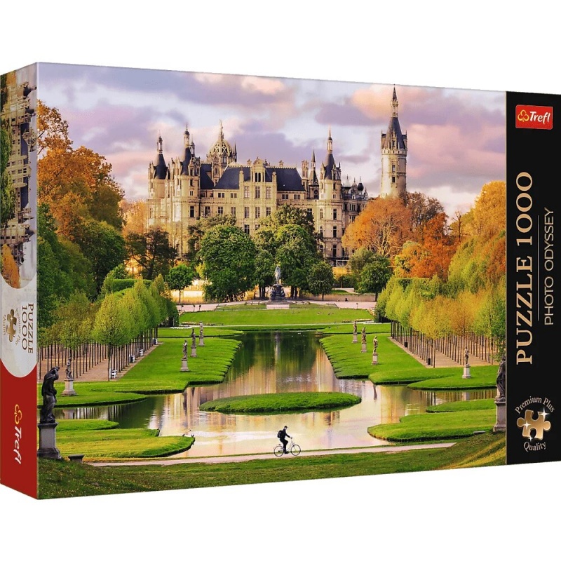 Puzzle 1000 Premium Plus Zamek w Schwerinie !!, 1000 element&oacute;w, Puzzle