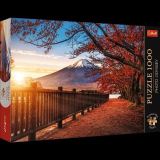 Puzzle 1000 Premium Plus Góra Fuji Japonia !!, 1000 elementów, Puzzle