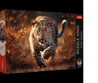 Puzzle 1000 - Trefl Premium Plus Dziki Leopard !!, 1000 elementów, Puzzle