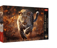 Puzzle 1000 - Trefl Premium Plus Dziki Leopard !!, 1000 element&oacute;w, Puzzle