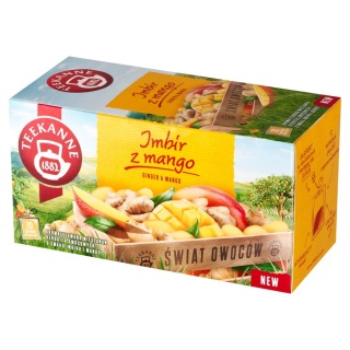 Herbata TEEKANNE World of Fruits, Imbir&Mango, 20 kopert, Herbaty, Artykuły spożywcze