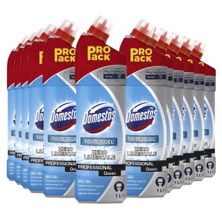 Płyn do czyszczenia toalet DOMESTOS, Profesional Ocean, 1000ml, Środki czyszczące, Artykuły higieniczne i dozowniki