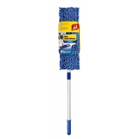 Flat mop JAN NIEZBĘDNY, microfibre, navy blue