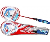 Badminton zestaw + lotki w pokrowcu JET 5 2885, Sport i rekreacja, Zabawki