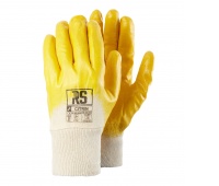 Rękawice nitrylowe lekkie RS Citrin, rozm. 8, żółto-białe, Rękawice, Ochrona indywidualna