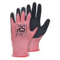 Gloves knitted RS Herbst, size 8, red
