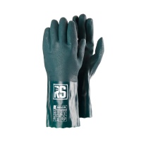 Rękawice chemiczne RS Duplo, 35 cm, rozm. 9, zielone