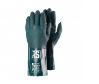 Rękawice chemiczne RS Duplo, 35 cm, rozm. 10, zielone, Rękawice, Ochrona indywidualna