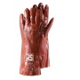 Rękawice chemiczne RS PVC, 40 cm, rozm. 10, czerwone, Rękawice, Ochrona indywidualna