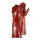 Rękawice chemiczne RS PVC, 58 cm, rozm. 10, czerwone