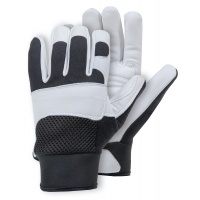 Gloves mechanic type RS Farra Tec, size 9, black and white