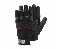 Gloves mechanic type RS Slip Stop, size 9, black