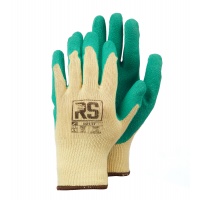 Rękawice dziane RS Safe Ex, bawełniane, rozm. 9, żółto-zielone