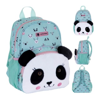 PLECAK PRZEDSZKOLNY ASTRABAG TEDDY PANDA AK200, Plecaki, Tekstylia