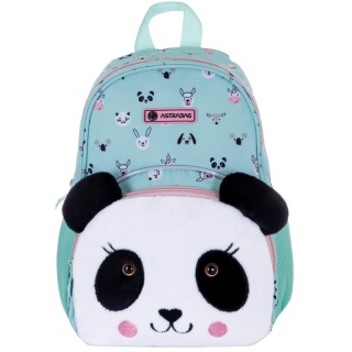 PLECAK PRZEDSZKOLNY ASTRABAG TEDDY PANDA AK200, Plecaki, Tekstylia