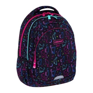 PLECAK HEAD MIDNIGHT CATS AB300, Plecaki, Tekstylia