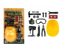 NARZĘDZIA Z KASKIEM TOOLBOX 3526, Dla chłopca, Zabawki