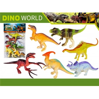 DINOZAURY DINO WORLD WOREK /6/ 3540, Zwierzęta, Zabawki
