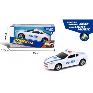AUTO POLICJA NA BATERIE OTWARTE PUDEŁKO 3731, Pojazdy, Zabawki