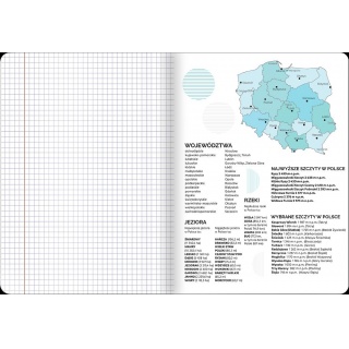 ZESZYT TOP GEOGRAFIA A5 60K.ŚCIĄGA KRATKA /10/, Zeszyty, Zeszyty i bloki