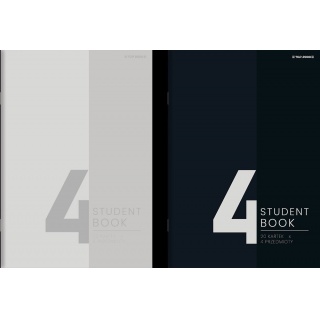 ZESZYT TOP STUDENT BOOK A5 80K.KRATKA /5/, Zeszyty, Zeszyty i bloki