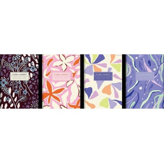 BRULION TOP FLORADELIC A5 96K.KRATKA, Bruliony, Zeszyty i bloki