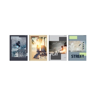 BRULION TOP POSTER A5 96K.KRATKA, Bruliony, Zeszyty i bloki