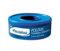 Silk adhesive VISCOPLAST Polovis, 12.5mmx5m, white