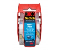 Taśma pakowa SCOTCH® Heavy Duty, z podajnikiem, 48mm x 20.3m, 1szt., transparentna, Taśmy pakowe, Koperty i akcesoria do wysyłek