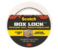Taśma pakowa SCOTCH®Box Lock, 48mm x 50m, 1szt., transparentna, Taśmy pakowe, Koperty i akcesoria do wysyłek