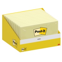 Sticky notes POST-IT® 76x127mm, 1x100 sheets, canary yellow