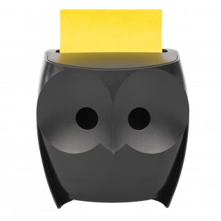 Podajnik do karteczek POST-IT, Z-Notes, sowa, + 2x45 kart. 76x76mm, Bloczki samoprzylepne, Papier i etykiety