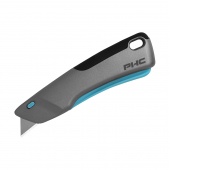 Safety knife PHC Victa Smart, automatically retractable blade, grey
