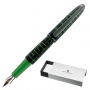 Fountain pen DIPLOMAT Elox Matrix, B, 14ct, black/green
