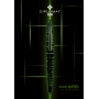 Fountain pen DIPLOMAT Elox Matrix, B, 14ct, black/green