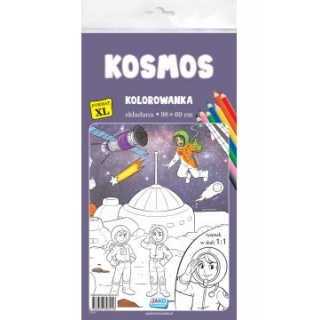 KOLOROWANKA XL KOSMOS, Kolorowanki, Książeczki