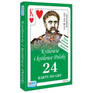 KARTY 24 LISTKI KRÓLOWIE I KRÓLOWE POLSKI TALIA ZI, Karty, Gry