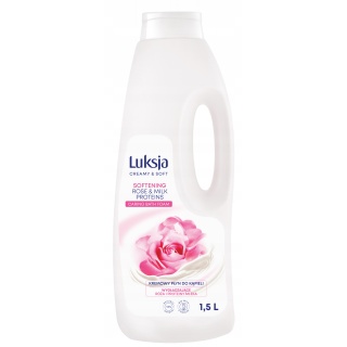 LUKSJA PŁYN DO KĄPIELI 1500ml.ROSE, Mydła i dozowniki, Art. higieniczne i dozowniki