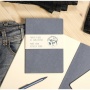 Zeszyt CLAIREFONTAINE Jeans&Cocoa, A6, 48 kartek, w linię, szyty grzbiet, niebieski, Zeszyty, Artykuły szkolne