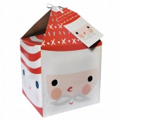 Gift box INCOOD, Santa, 4 pcs, 11x11cm