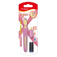 Pi&oacute;ro wieczne KEYROAD, 2 naboje gratis, blister, mix kolor&oacute;w, Pi&oacute;ra, Artykuły do pisania i korygowania