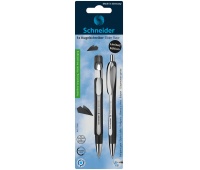 Automatic pen SCHNEIDER Slider Rave, XB, 1 pcs, blister, white-black