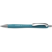 Długopis automatyczny SCHNEIDER Slider Rave, XB, 1szt., blister, turkusowy, Długopisy, Artykuły do pisania i korygowania