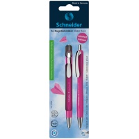 Automatic pen SCHNEIDER Slider Rave, XB, 1 pcs, blister, pink