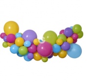 GIRLANDA BALONOWA DIY KOLOROWA 65 BALONÓW GIRLANDA BALONOWA DIY KOLOROWA 65 BALONÓW, Balony, Art. na okazje i przyjęcia