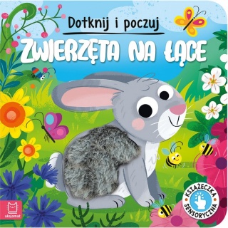 Dotknij i poczuj. Zwierzęta na łące, Do czytania, Książeczki