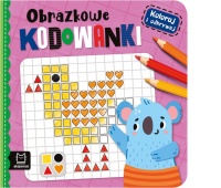 Koloruj i odkrywaj. Obrazkowe kodowanki, Kolorowanki, Książeczki